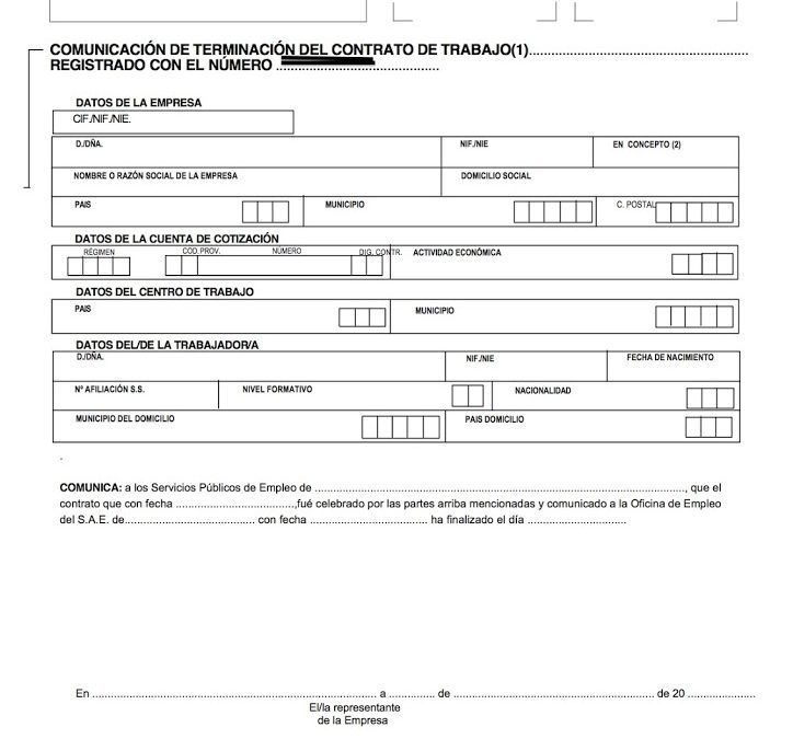 Ejemplo De Carta De Baja Voluntaria De Una Empresa