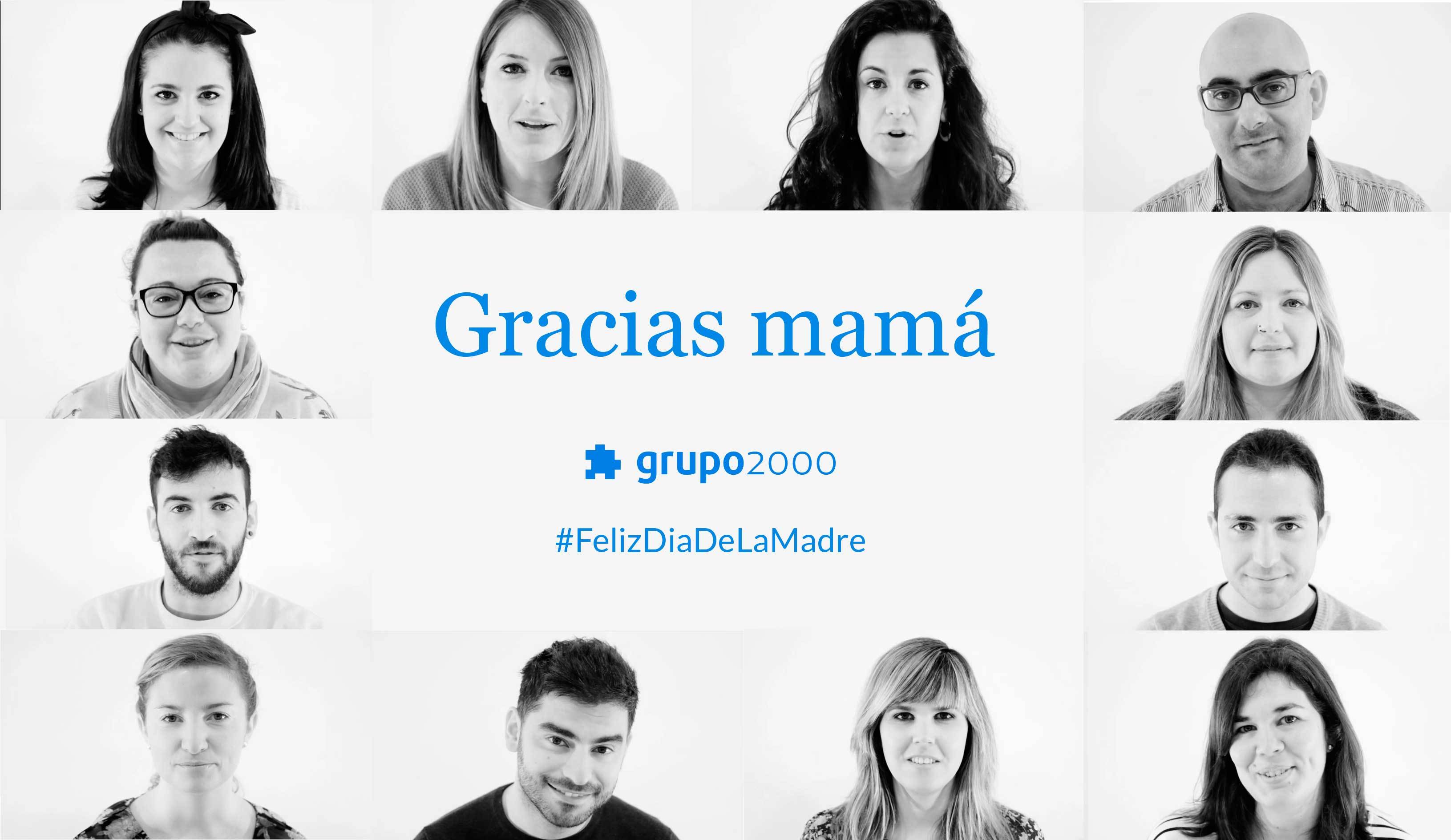 El equipo de Grupo2000 participa en una felicitación muy especial