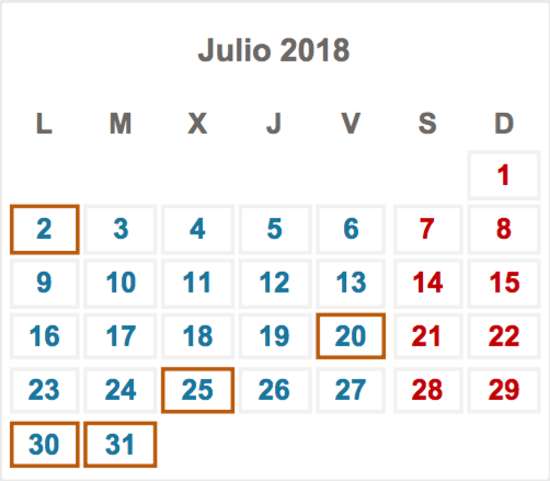 Obligaciones fiscales para tu empresa en el mes de julio de 2018