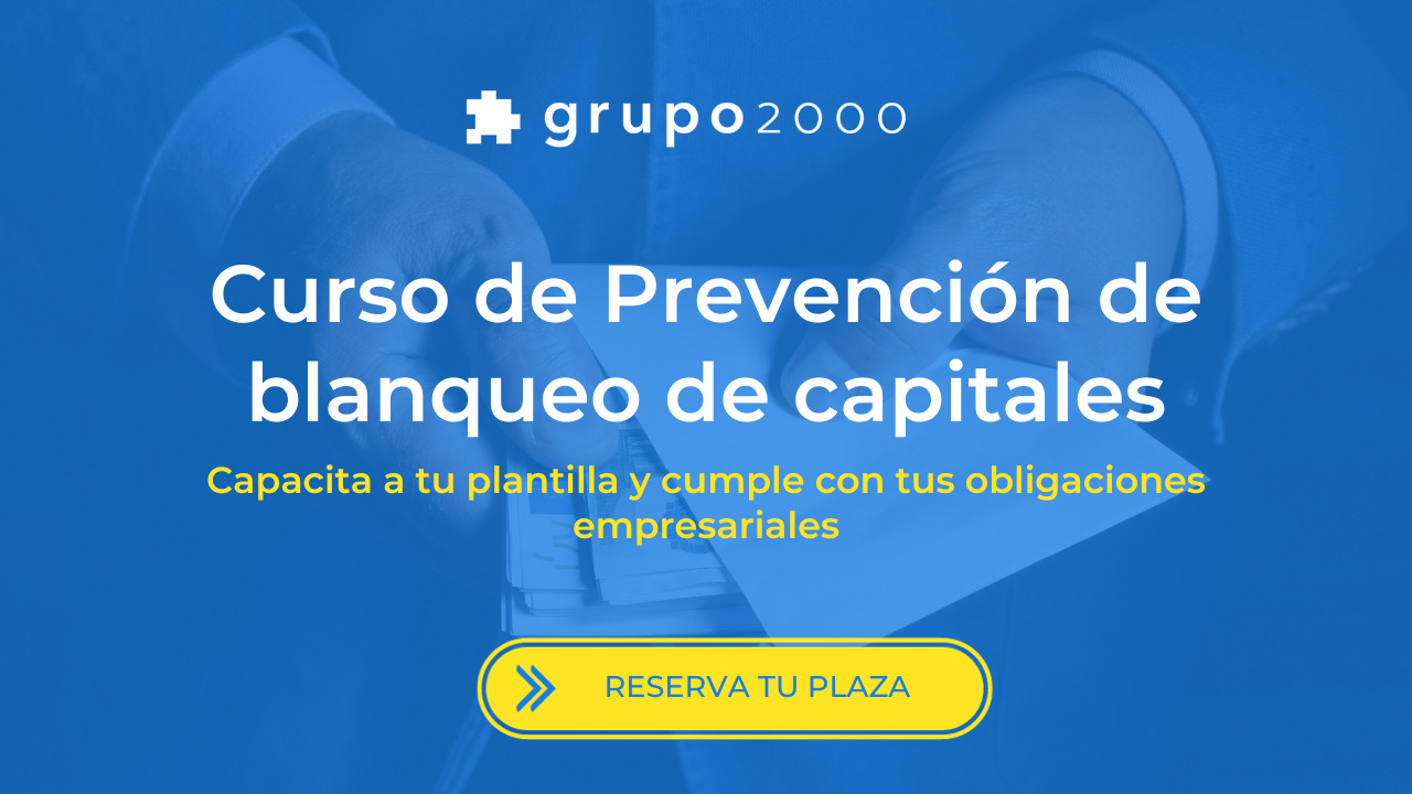 Banner Curso Prevencion De Blanqueo De Capitales Grupo2000