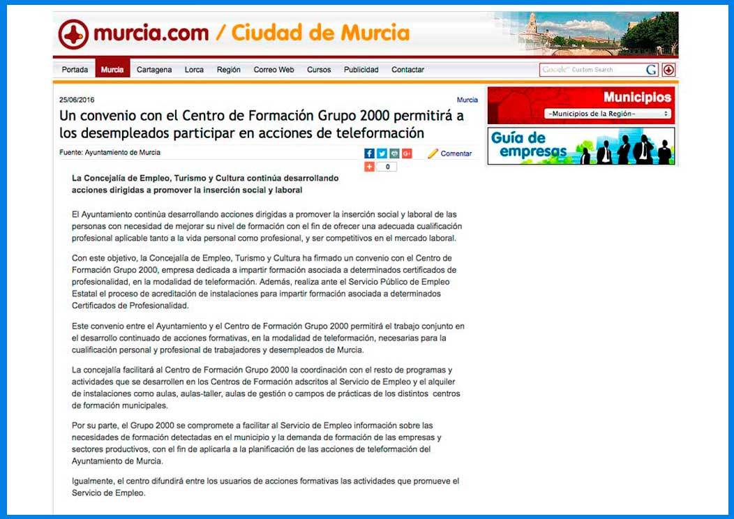 Convenio Murcia Grupo2000