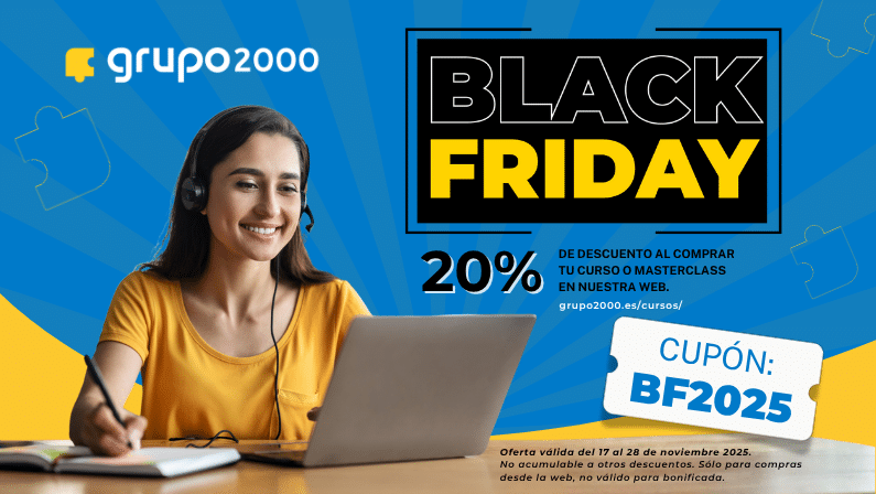 Black Friday en Grupo2000: consigue aquí tu cupón de descuento
