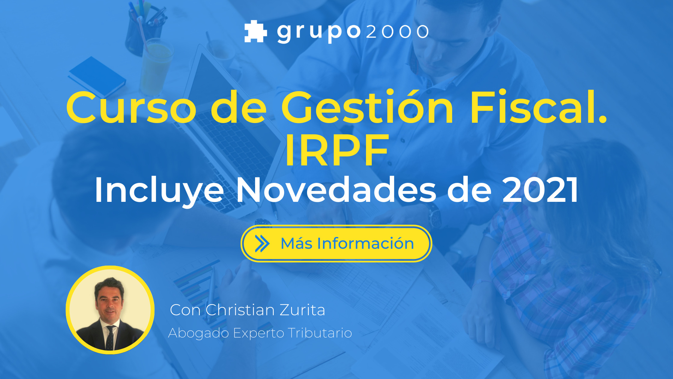 Curso de gestión fiscal IRPF. Incluye novedades 2021