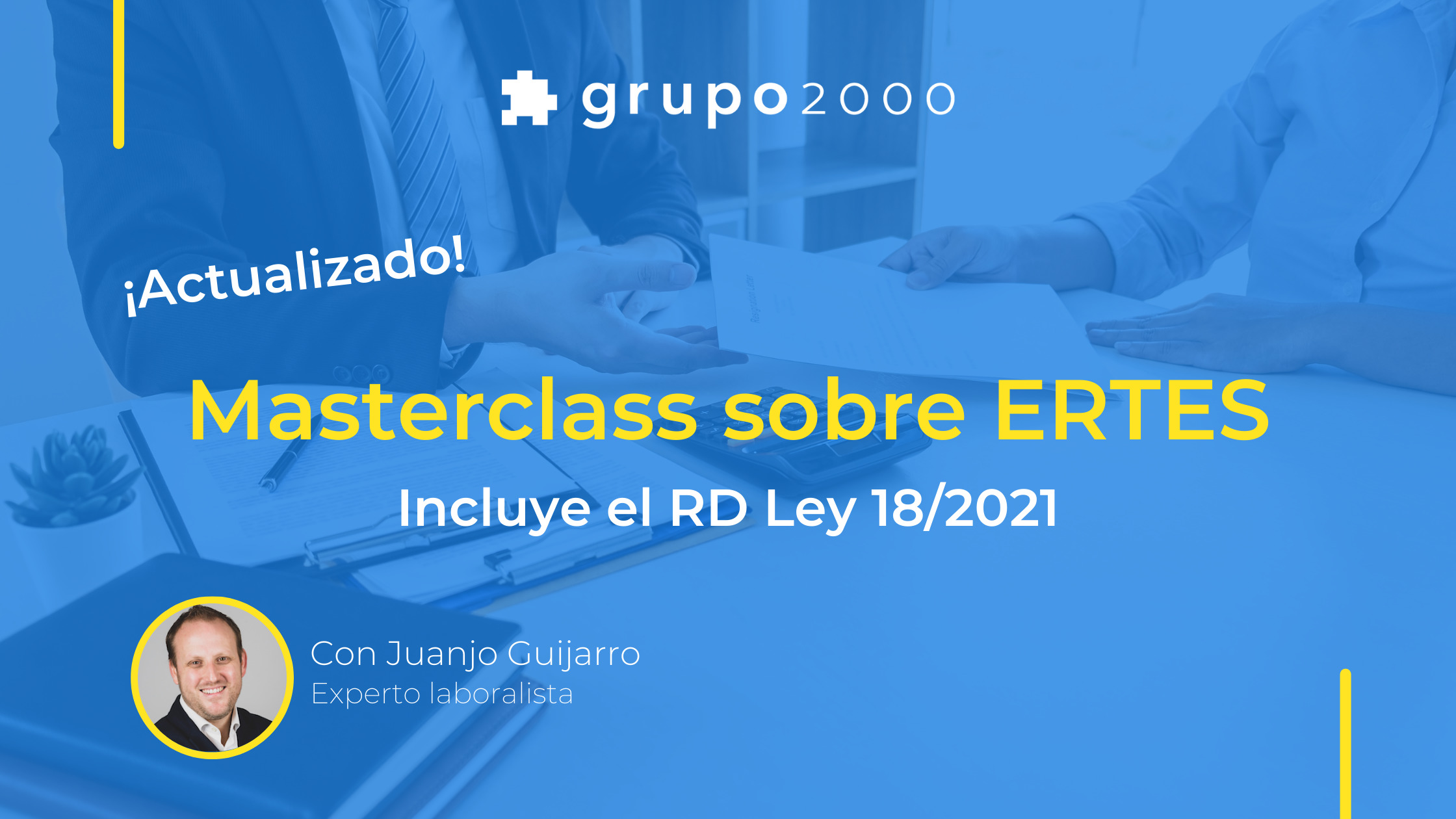 Masterclass sobre ERTES