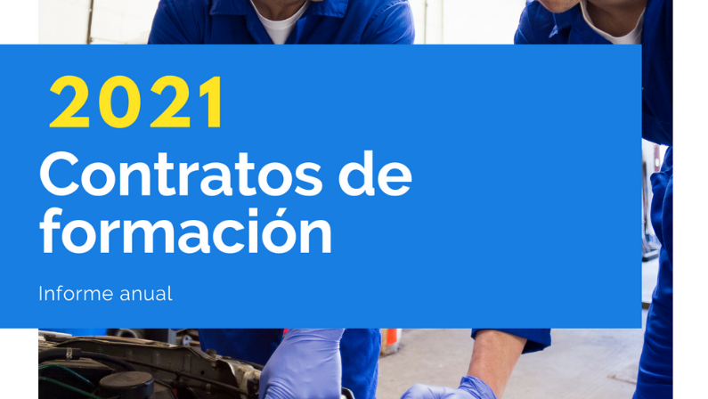 Publicamos el informe anual 2021 del contrato de formación y aprendizaje