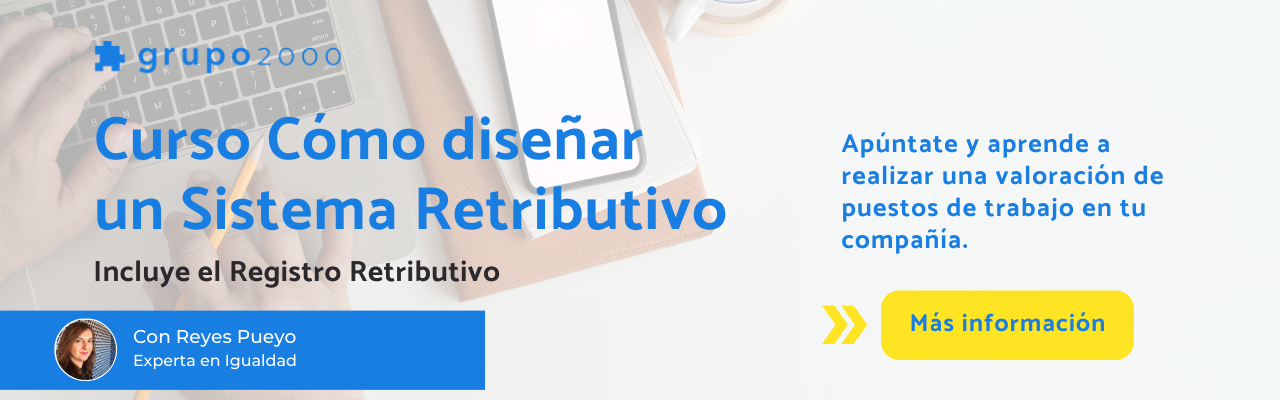 Versión móvil banner Curso Cómo diseñar un Sistema Retributivo