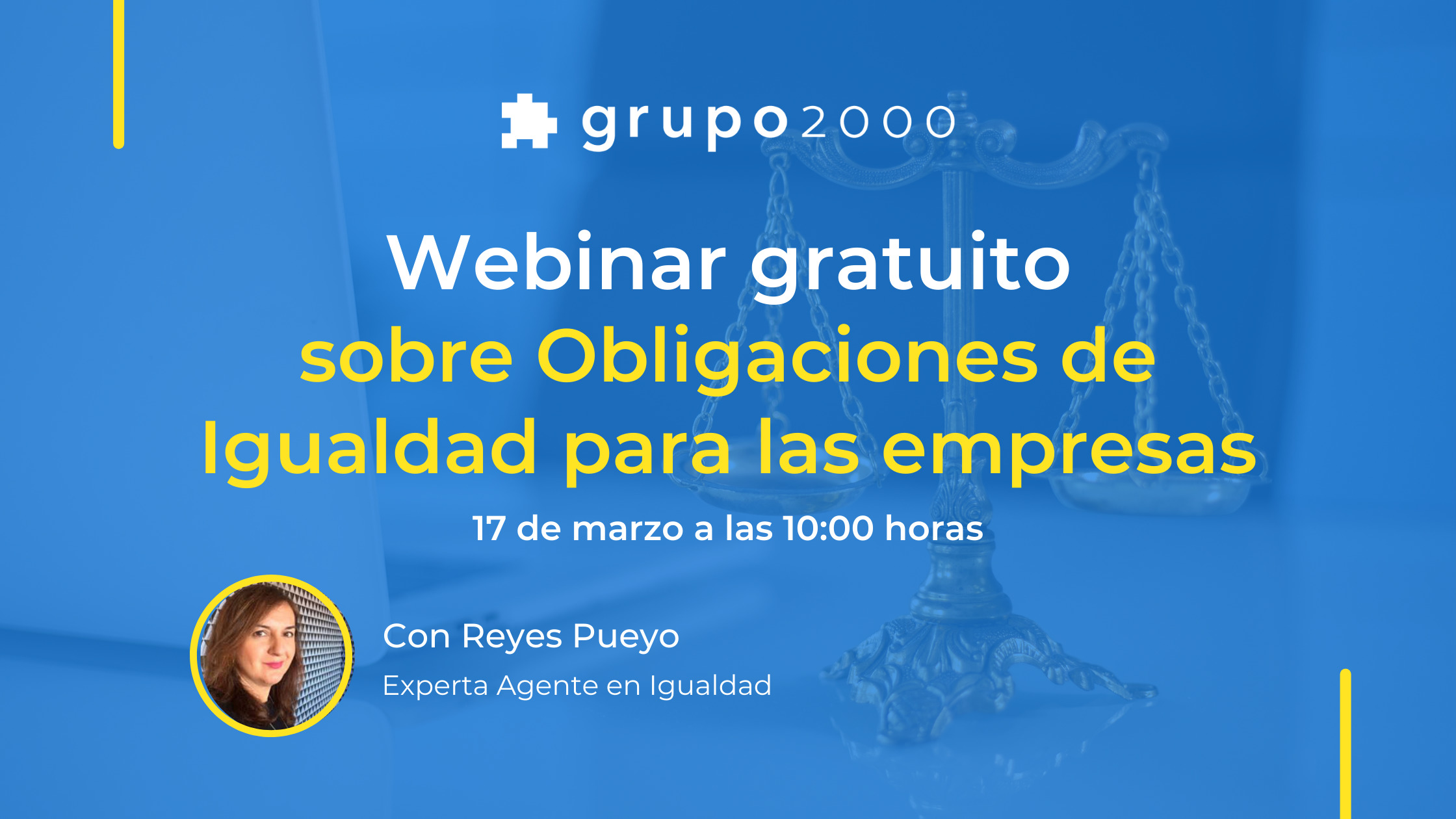 Webinar gratuito sobre obligaciones de igualdad para las empresas