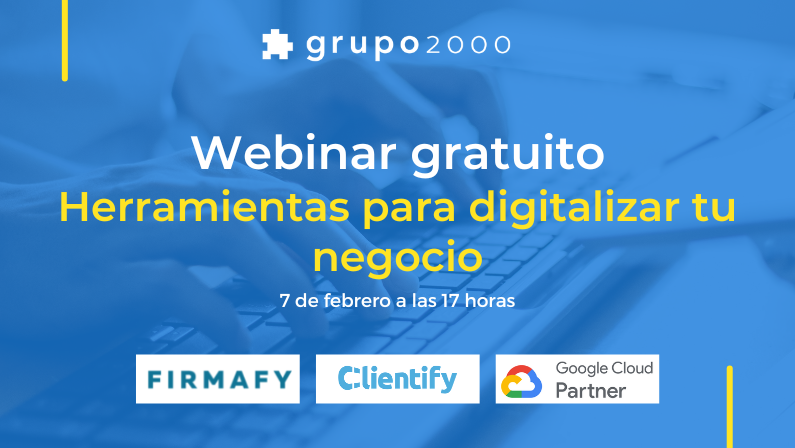 Webinar Herramientas para digitalizar tu negocio