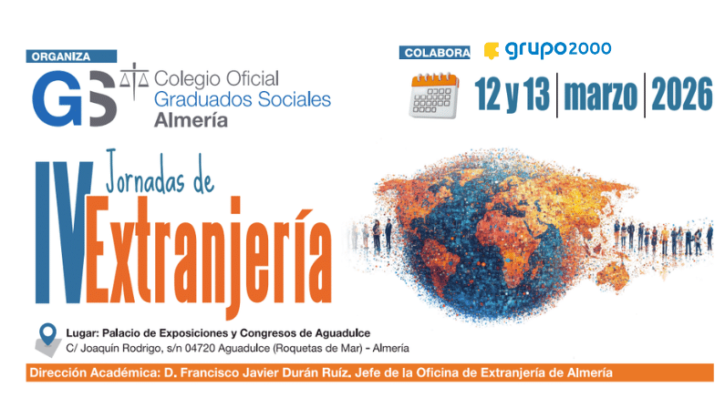 Grupo2000 colabora en las IV Jornadas de Extranjería de CGS Almería