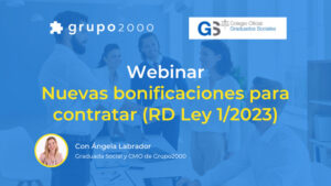 Webinar Nuevas bonificaciones para contratar en colaboración con CGS Córdoba