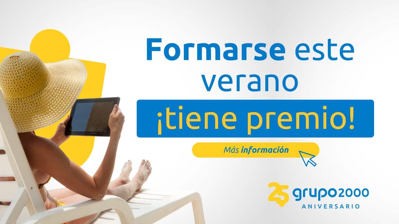 Cursos de verano 2025 con regalo: elige una Masterclass gratis al matricularte