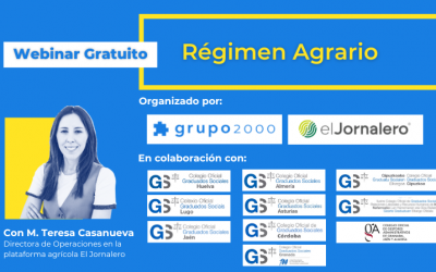 Webinar sobre Régimen Agrario en colaboración con El Jornalero