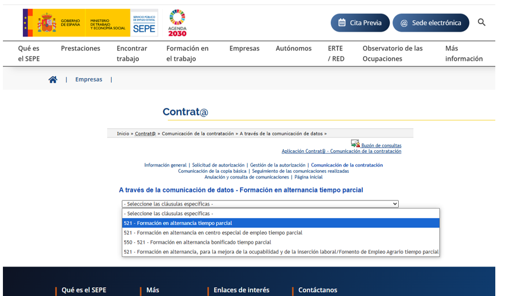 Contrata Cfa Parcial 4 Grupo2000 Cómo tramitar un CFA a tiempo parcial en Contrat@