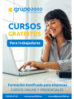 Catalogo Cursos Formacion Bonificada Listado Grupo2000