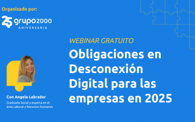 Webinar Obligaciones en Desconexión Digital para las empresas en 2025