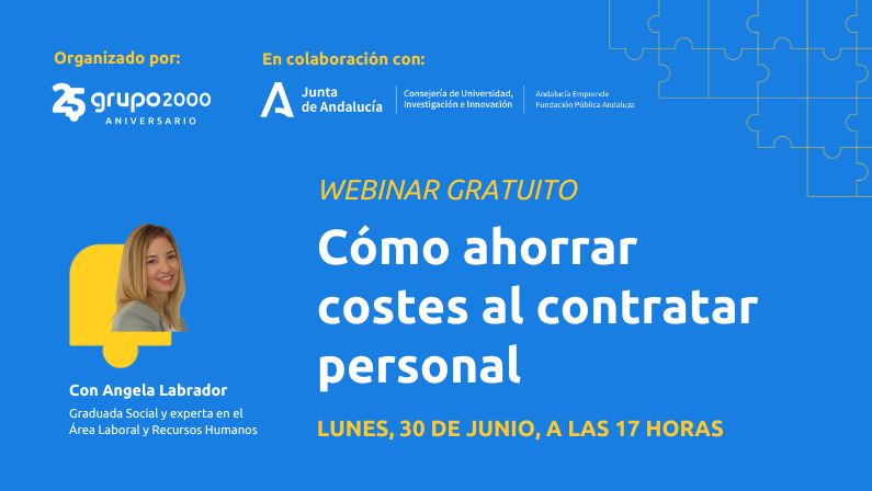 Webinar Cómo ahorrar costes al contratar personal