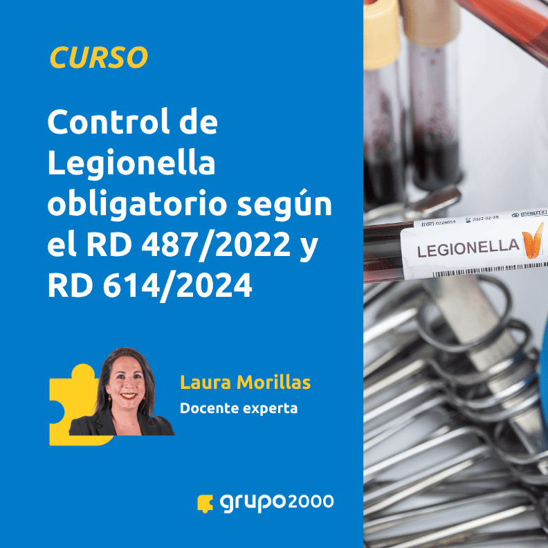 Curso Control De Legionella Obligatorio Segun Rd 487 2022 Y Rd 614 2024 Grupo2000