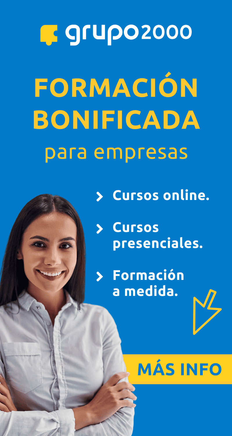 Banner Formacion Bonificada Para Empresas Grupo2000