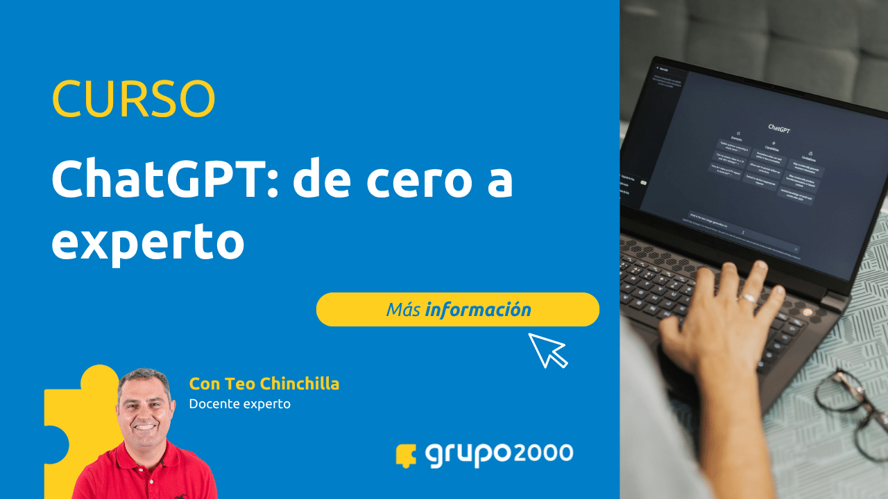 Banner Curso de ChatGPT: de cero a experto