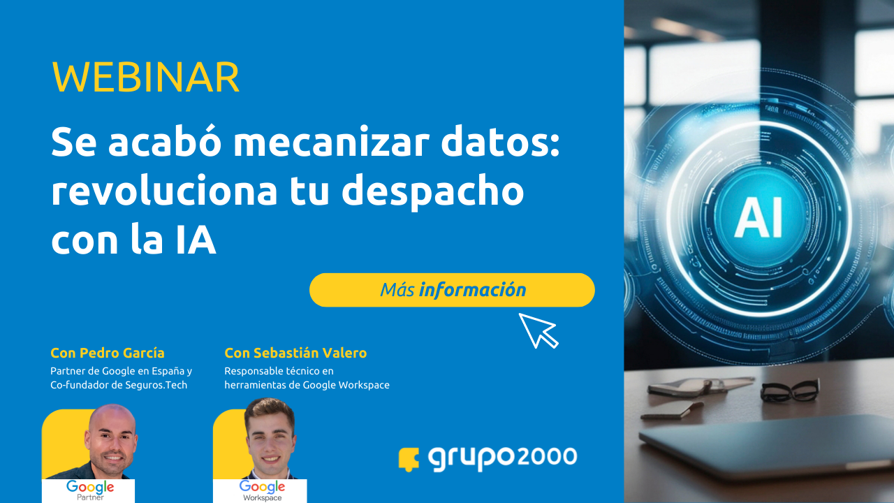 Banner Webinar Se Acabo Mecanizar Datos Grupo2000 Banner Webinar Se Acabo Mecanizar Datos Grupo2000