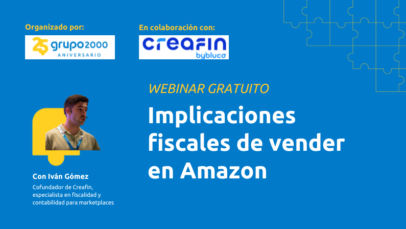 Webinar Implicaciones fiscales de vender en Amazon