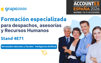 Grupo2000 estará en Accountex España 2026: consigue tu entrada gratuita aquí