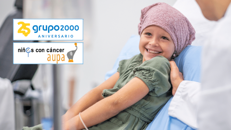 Grupo2000 colabora con Aúpa para ayudar a familias de niños con cáncer