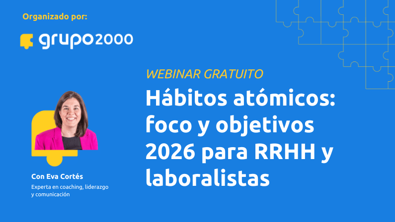 Webinar Hábitos atómicos: foco y objetivos 2026 para RRHH y laboralistas