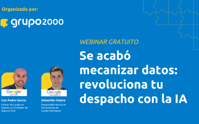 Webinar gratuito Se acabó mecanizar datos: revoluciona tu despacho con la IA