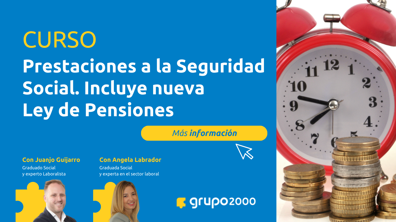 Banner Curso Prestaciones A La Seguridad Social Grupo2000 Banner Curso Prestaciones A La Seguridad Social Grupo2000