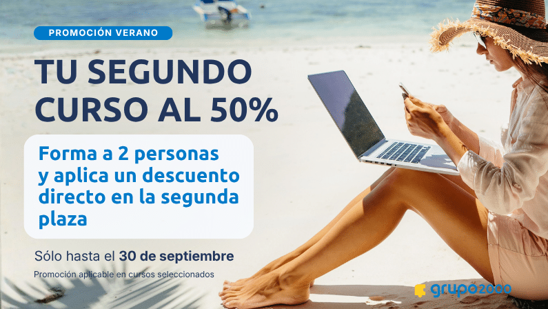 Hasta un 50% de descuento en tus cursos este verano