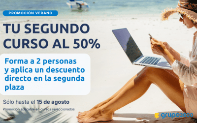 Hasta un 50% de descuento en tus cursos este verano