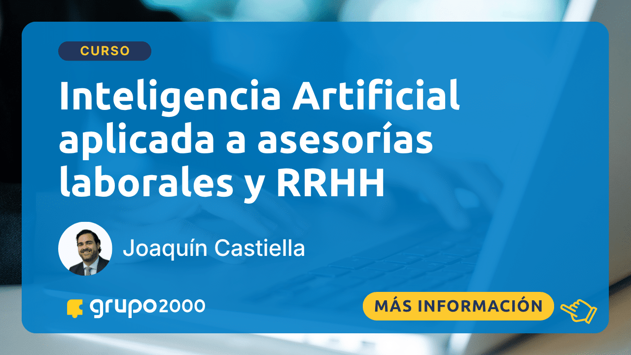 Banner Curso Ia Aplicada Asesorias Laborales Rrhh Grupo2000